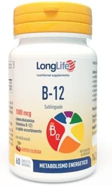 Vitamina B12 Vegavero 1000mcg 180 Capsule Vegane