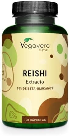 REISHI Vegavero | 16.900 mg (13:1) | con 40% Polisaccaridi + 20% Beta Glucani | Ganoderma Lucidum Puro | Analisi di Laboratorio | 120 capsule | Vegan Generico - integratore