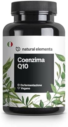 Coenzima Q10 puro 200mg – 120 capsule vegane – 4 mesi di durata – COQ10 di alta qualità dalla fermentazione del mais – Integratore Coenzima – alto dosaggio, testato in laboratorio Generico - integratore