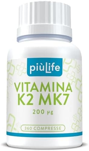 PiùLife Vitamina K2 MK7 200mcg 360 Mini Compresse PiùLife - integratore