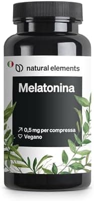 Melatonina Pura – 365 Compresse (12 mesi) – Integratore Sonno – Forte per Dormire e Riposare Meglio – Testato in Laboratorio