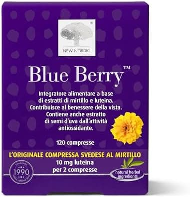 New Nordic Blue Berry Integratore Alimentare Utile per la Funzione Visiva - 120 Compresse Generico - integratore