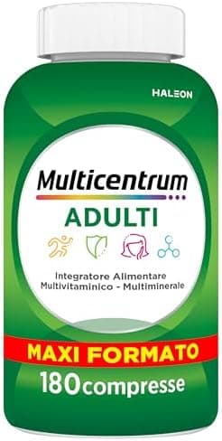 Multicentrum Adulti 180 Compresse Maxi Format Multivitaminico