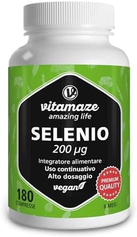 Vegavero Selenio 200mcg 180 Capsule Vegane