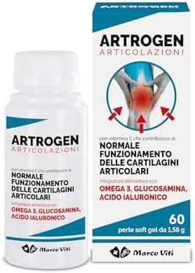 Marco Viti Artrogen Articolazioni Integratore Alimentare 60 Perle Soft gel, 98.4 grammo, 1