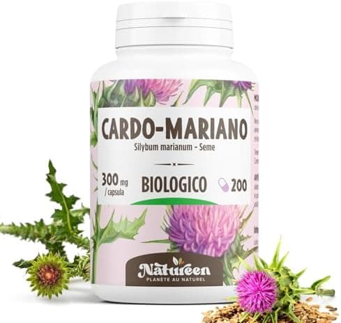 Cardo Mariano Bio - 300mg - 200 capsule vegetali - Natureen | Planète au Naturel