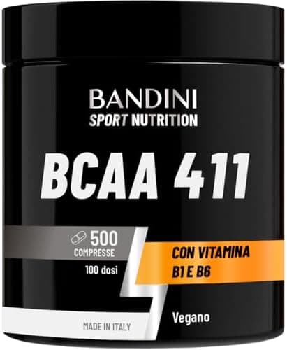Bandini® BCAA 4:1:1 500 Compresse Aminoacidi Ramificati Fermentati Bandini - integratore