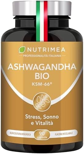 Ashwagandha Bio KSM-66 con 5% Witanolidi Nutrimea 90 Capsule
