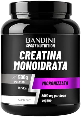 Bandini Creatina Monoidrato 500g Polvere 100% Pura