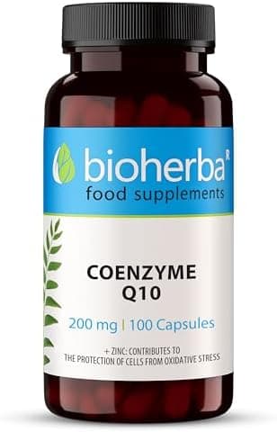 Coenzima Q10 – 100 Capsule da 200 mg | Con Zinco – Integratore Alimentare – Bioherba (1) Generico - integratore