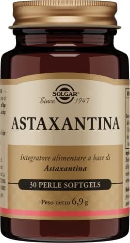 Solgar Astaxantina, 30 perle softgel – Astaxantina da Haematococcus pluvialis (azione antiossidante) Generico - integratore