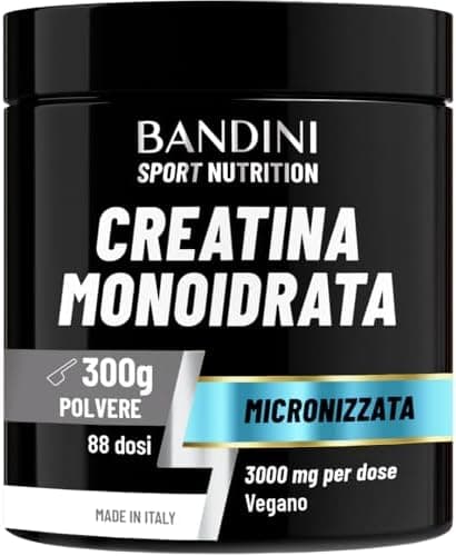 Bandini® Creatina Monoidrato Polvere 300g 100% Pura