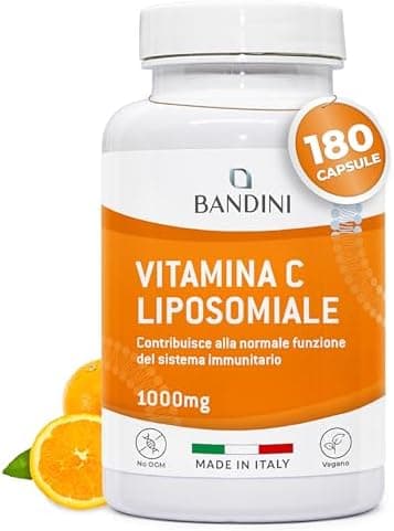 Bandini® Vitamina C Liposomiale 1000mg, 3 mesi, Vegana