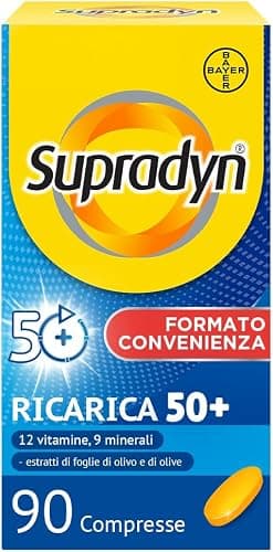 Multicentrum Uomo 50+ Integratore Alimentare Multivitaminico Completo, con Vitam