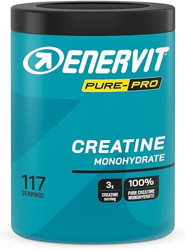 Enervit Pure-Pro Creatine, Creatina Monoidrata in Polvere, Gusto Anguria,Ideale per sforzi e Workout ad Alta Intensità, Vegan, Barattolo da 400g Generico - integratore