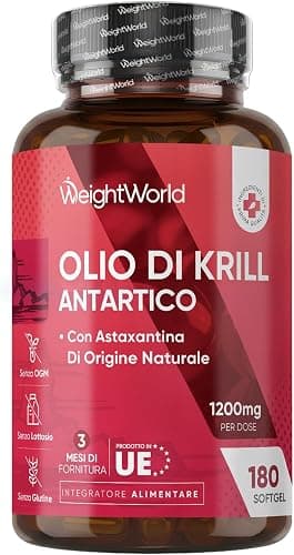Olio di Krill Omega 3 Puro - OMEGOR Krill 60 Capsule Ricco di Omega-3 EPA e DHA - Senza Retrogusto e Facile da Digerire
