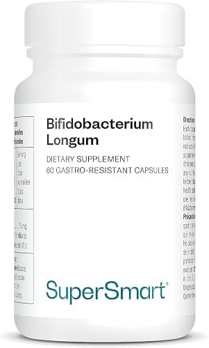 Probiotico Bifidobacterium longum - Migliora i disturbi intestinali - Rafforza il sistema immunitario - Riduce i sintomi dell'allergia ai pollini - Aiuta a ridurre le infezioni - Supersmart Generico - integratore
