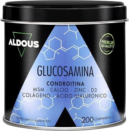 Glucosamina Condroitina MSM Integratore - 200 Compresse | Collagene e Acido ialuronico - Articolazioni, Cartilagini e Ossa - Zinc, Vitamina D3, Calcio - Antinfiammatorio Naturale Generico - integratore