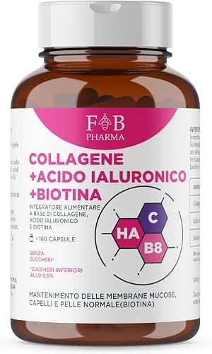 Multicentrum Bellezza&Collagene, Integratore Alimentare con Collagene, Biotina, Vitamina C e Olio di Enotera, specificamente formulato per Pelle, Capelli, Unghie, Adulti, 30 capsule Generico - integratore