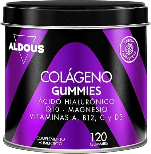 Collagene e Acido Ialuronico - 120 Gummies - Collagene Idrolizzato | con Acido Ialuronico, Coenzima Q10 e Magnesio - Integratore Capelli, Pelle, Muscoli e Articolazioni - Bellezza - ALDOUS Generico - integratore