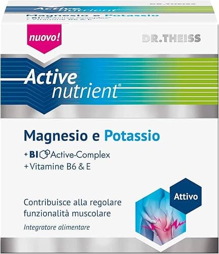 Supradyn Magnesio e Potassio Integratore Multivitaminico con Vitamine B, Vitamina C e Sali Minerali per Stanchezza, Caldo e Sport, 24 Bustine Effervescenti Senza Zucchero, Gusto Arancia
