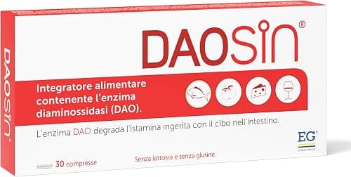 EG DAOSiN | Intolleranza Istamina | Integratore alimentare | Enzima DAO | 30 Compresse EG - integratore