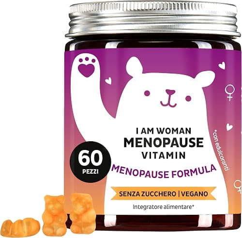 Forever Young Skin – Collagene Vitaminico & Acido Ialuronico – Gommose Anti-Age – con Vitamina C, E e Coenzima Q10 – 30 pezzi (1 mese) – Senza zuccheri – Bears with Benefits Generico - integratore